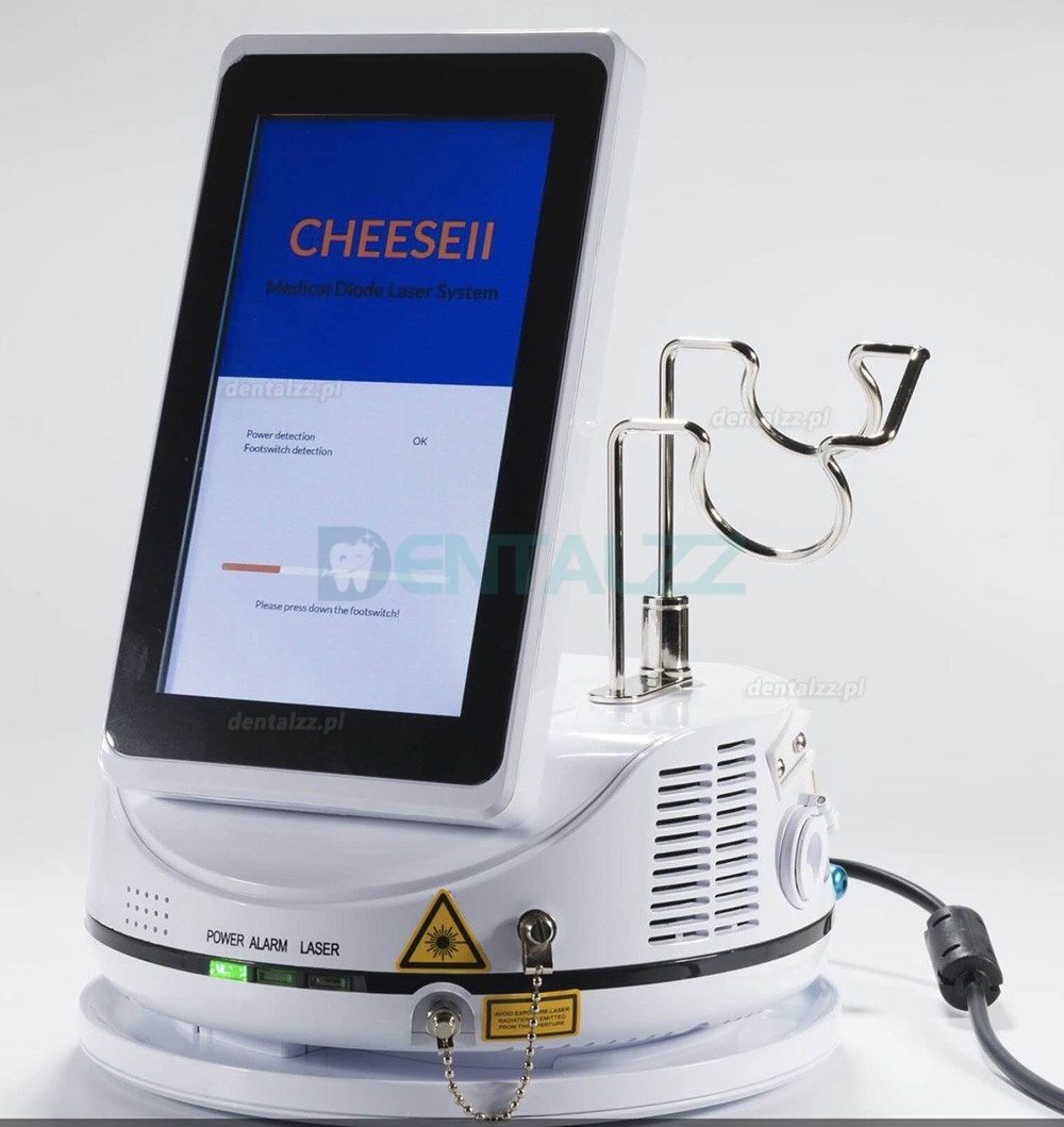 Gigaa CHEESE II Mini dentystyczny laser diodowy maszyna laserowa do tkanek miękkich 7W-10W 810/980nm 7-calowy ekran dotykowy